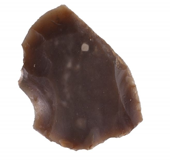 אחד מכלי הצור שנמצאו. צילום באדיבות טל רוגובסקי