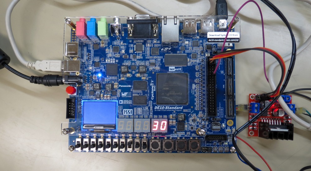 לוח FPGA. צילום תהילה כץ