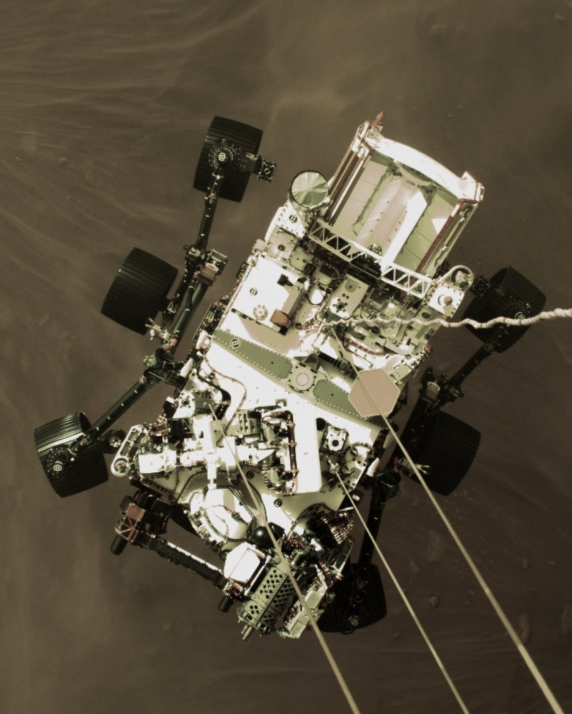 NASA’s Perseverance rover touched down on Mars on February 18, 2021