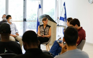 ביקור פרופ' פמלה רונלד, זוכת פרס וולף בחקלאות לשנת 2022, בקמפוס ברחובות
