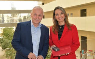 שרת החינוך וההשכלה הגבוהה, יפעת שאשא ביטון, ביקרה באוניברסיטה העברית