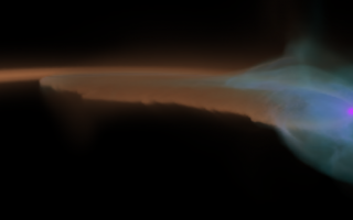 סימולציה של tidal distruption event, מתוך מחקרו של אלעד שטיינברג מהאוניברסיטה העברית