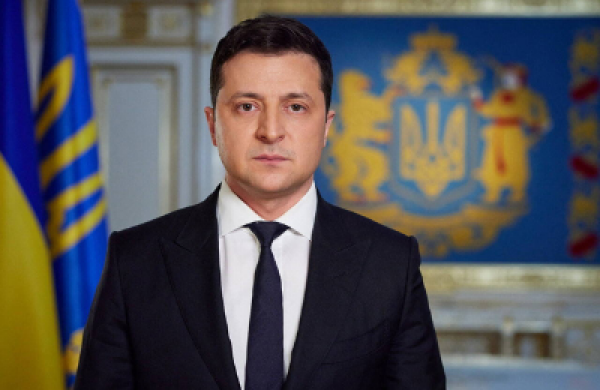 נשיא אוקראינה וולדימיר זלנסקי
