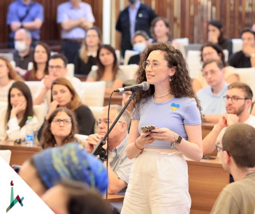 שאלות הסטודנטים בנאום נשיא אוקראינה זלנסקי